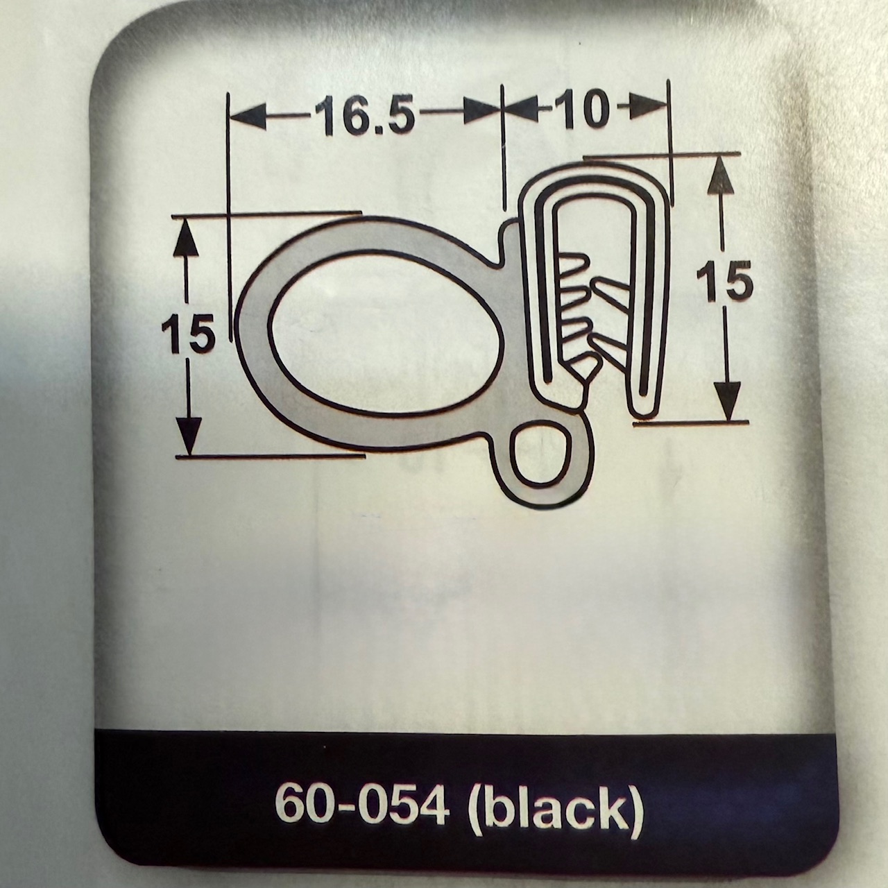 Pinchweld side blister 60-054